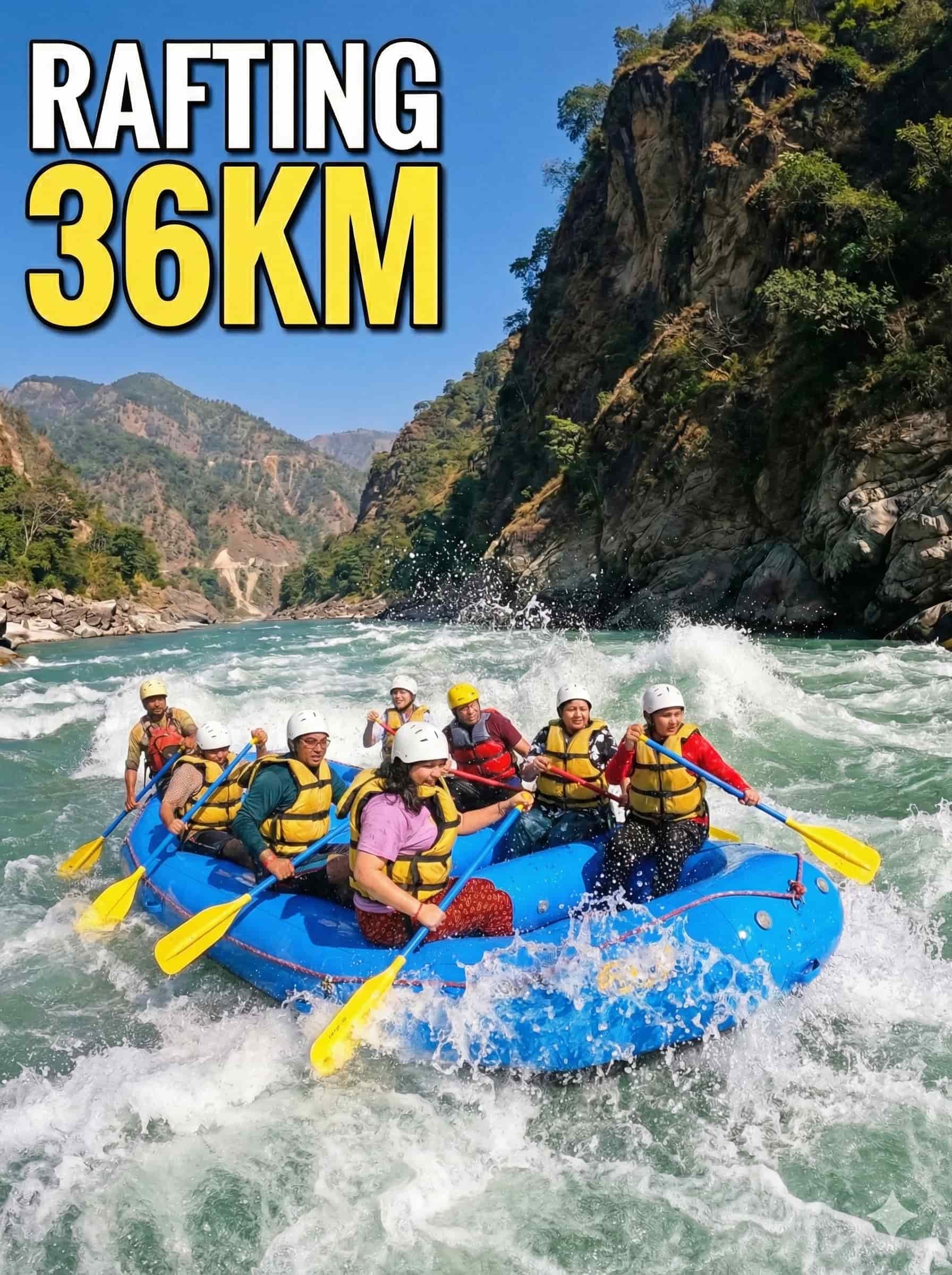 Rafting Action Video